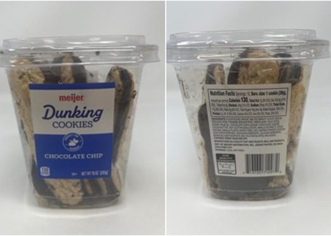Alertan sobre estas galletas con chispas de chocolate por “reacciones alérgicas graves o potencialmente mortales”