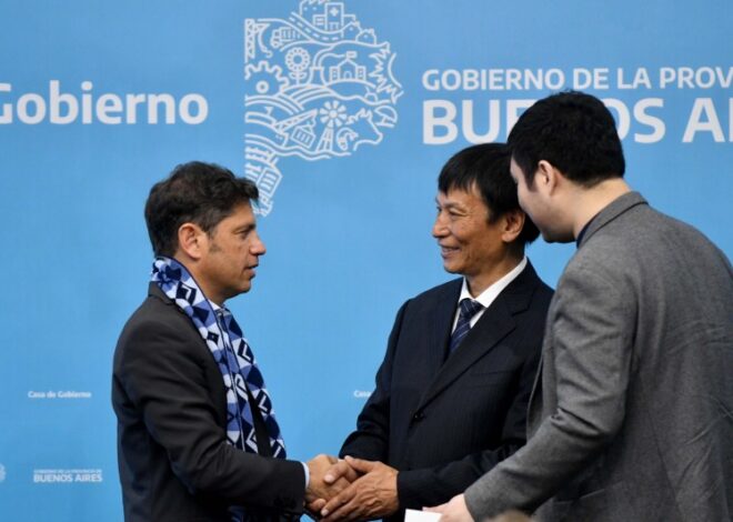 Kicillof intensifica la agenda de intercambio con China y explora inversiones en materia energética