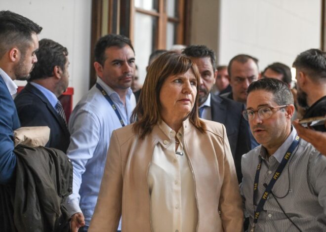 Bullrich negó haber facilitado el ingreso de diputados a Ezeiza para reunirse con genocidas: "no es la agenda del gobierno" Bullrich negó haber facilitado el ingreso de diputados a Ezeiza para reunirse con genocidas: "no es la agenda del gobierno"