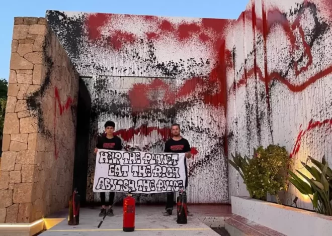 Así quedó la casa de Lionel Messi tras el ataque de manifestantes por el clima