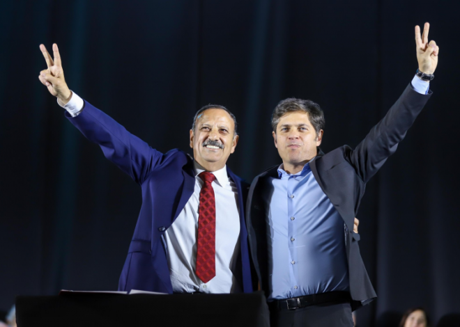 Quintela recibió a Kicillof en La Rioja y lo mencionan como presidente del PJ, para reemplazar a Alberto