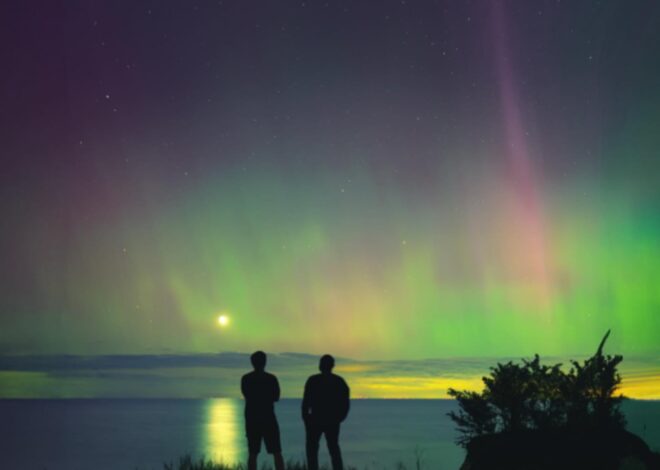 Fotos y videos: la espectacular fusión de la aurora boreal y las Perseidas deja increíbles postales en Nueva York Fotos y videos: la espectacular fusión de la aurora boreal y las Perseidas deja increíbles postales en Nueva York