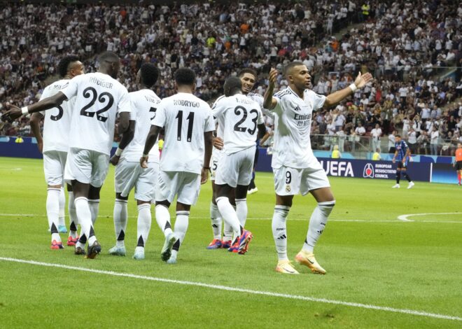 Real Madrid derrotó 2 a 0 a Atalanta y se consagró campeón de la Supercopa europea Real Madrid derrotó 2 a 0 a Atalanta y se consagró campeón de la Supercopa europea