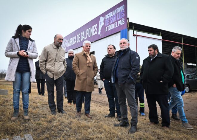 La empresa metalúrgica Dicarlantonio inauguró una nueva fábrica de galpones La empresa metalúrgica Dicarlantonio inauguró una nueva fábrica de galpones