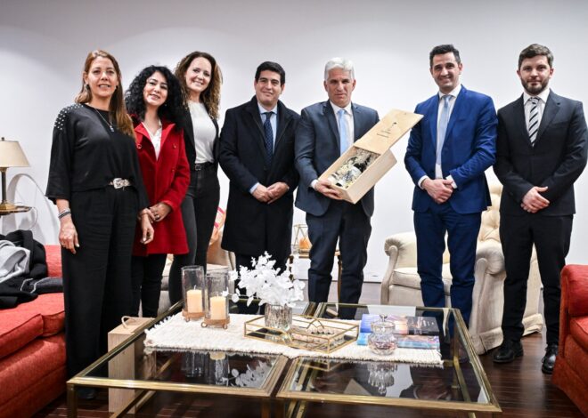 Impulso al sector: Poggi recibió al ministro de Turismo de San Juan