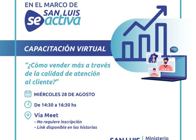 Una capacitación virtual brinda los secretos para vender más y mejorar la atención al cliente