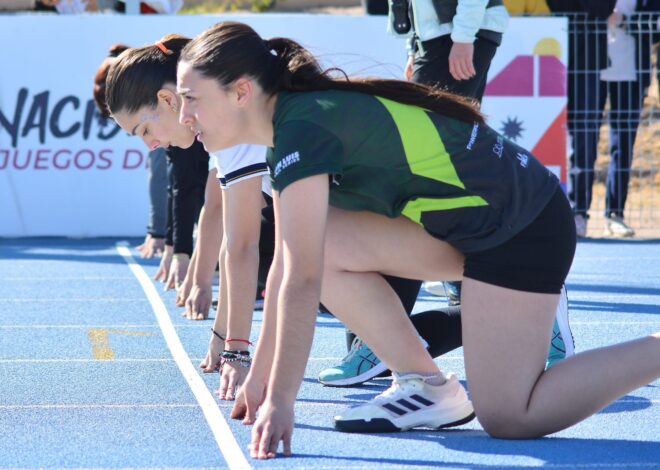Masiva participación de estudiantes en las Olimpiadas Escolares de Atletismo