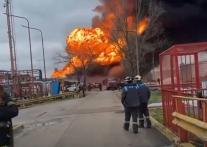 Se incendia una parte de la refinería de YPF en Ensenada y despliegan un operativo para contenerlo