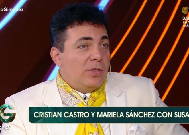El incómodo momento de Cristian Castro y Mariela Sánchez con Susana Giménez