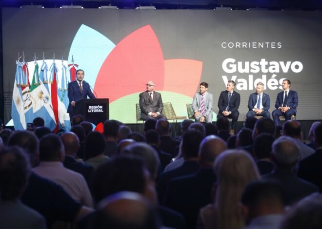 Valdés fue elegido presidente de la Región Litoral