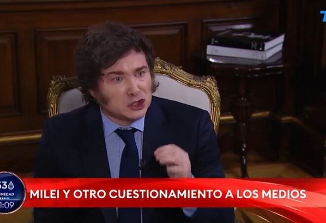 Milei se sacó en una entrevista con TN y reveló las fuentes de Bonelli Milei se sacó en una entrevista con TN y reveló las fuentes de Bonelli