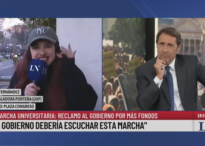 Ofelia Fernández salió en un móvil con Feinmann y Milei reaccionó con un retuit
