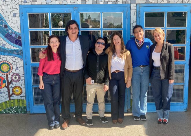 El secretario de Discapacidad visitó la Escuela ‘Rosenda Quiroga’
