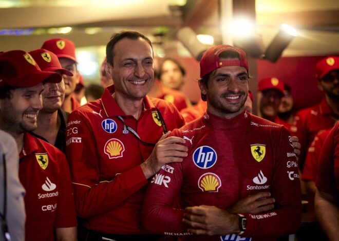 Carlos Sainz demuestra su clase en la dura despedida de Ferrari
