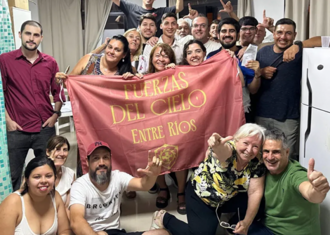 Piñas, empujones y denuncias de fraude en la interna libertaria de Entre Ríos