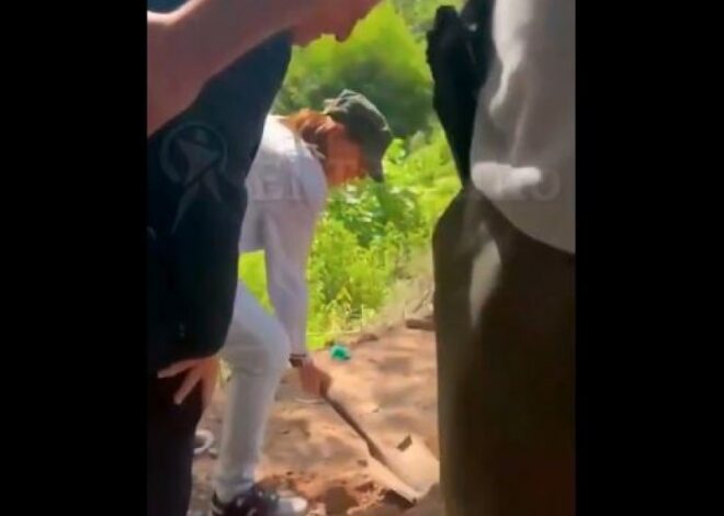 En medio del incendio de la Patagonia, Patricia viajó a Salta a enterrar un poste