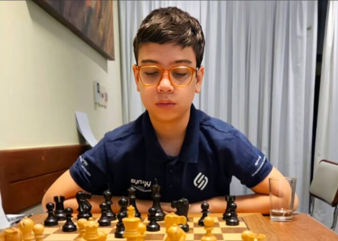 Faustino Oro venció a Diego Flores en Uruguay y va por la primera norma de gran maestro