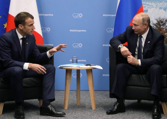 La propuesta de Macron sobre un paraguas nuclear para Ucrania que provocó una fuerte reacción de Rusia