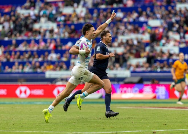 El try de Marcos Moneta en Hong Kong que selló un título histórico para los Pumas 7s El try de Marcos Moneta en Hong Kong que selló un título histórico para los Pumas 7s