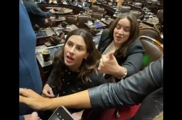 Lilia Lemoine y Celeste Ponce se pelearon en el Congreso con Marcela Pagano y Rocío Bonacci