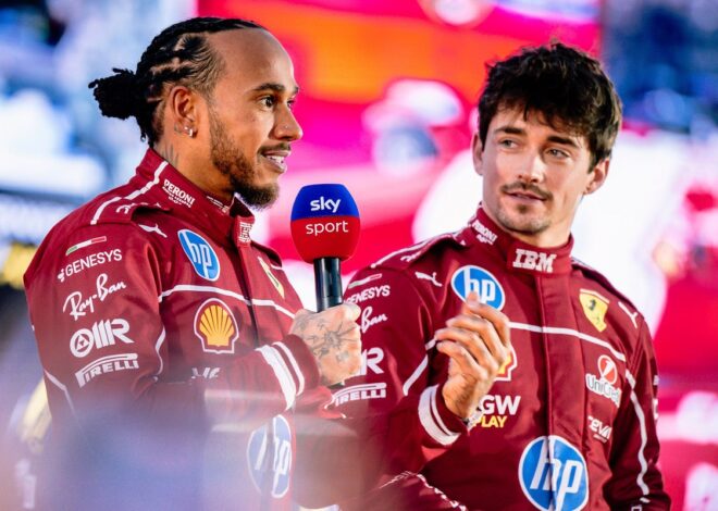 "Ferrari es más grande que un piloto", dice Leclerc antes del debut de Hamilton