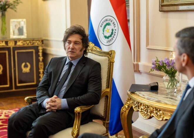 Preocupación en el gobierno porque se lo vio a Milei errático en Paraguay Preocupación en el gobierno porque se lo vio a Milei errático en Paraguay