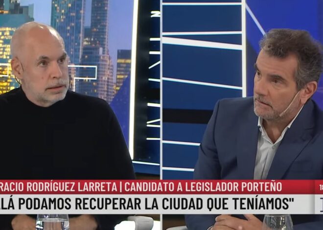 Horacio Rodríguez Larreta propuso que haya baños públicos como en otras capitales del mundo