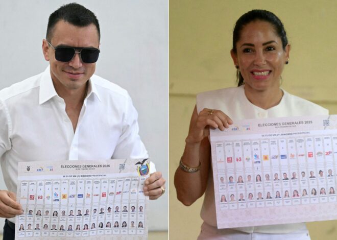 Elecciones en Ecuador: los resultados del balotaje entre Noboa y González, en vivo