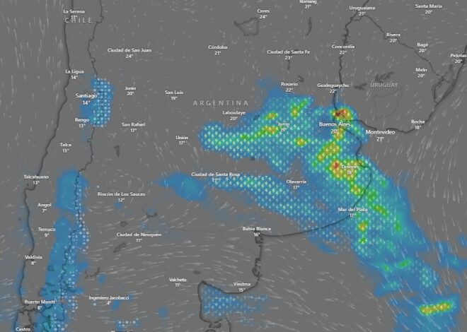 Hay alerta amarilla por fuertes tormentas y vientos intensos para este sábado 26 de abril: las provincias afectadas