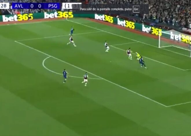 El error de Dibu Martínez en la eliminación de Aston Villa de la Champions League El error de Dibu Martínez en la eliminación de Aston Villa de la Champions League