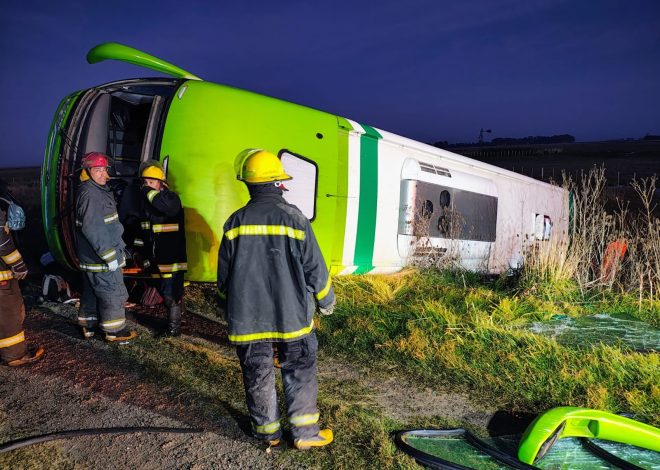 Volcó un micro de larga distancia con destino a La Plata: al menos cuatro muertos y 20 heridos