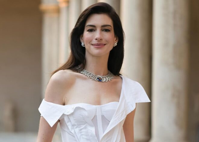 El festejo de Anne Hathaway tras la victoria de Arsenal ante Real Madrid que se volvió viral