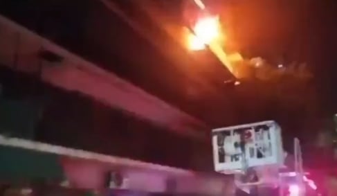 Incendio en un edificio en Balvanera: 31 personas fueron asistidas