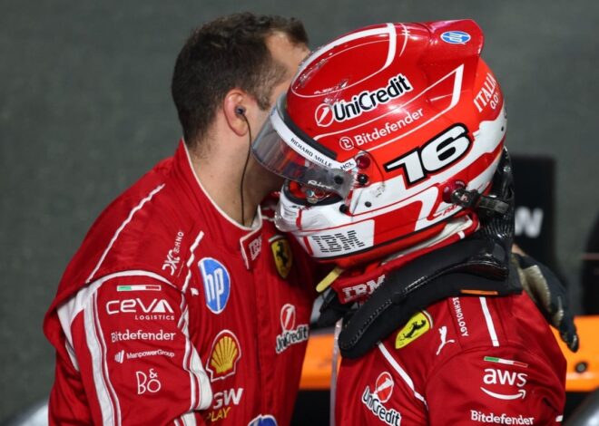 Leclerc no se conforma con el podio en Yeda: "Ahora el coche tiene que ser aún mejor" Leclerc no se conforma con el podio en Yeda: "Ahora el coche tiene que ser aún mejor"