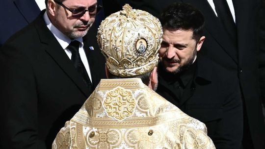 Zelenski, ilusionado: "Fue una buena reunión, hablamos de una tregua total e incondicional" Zelenski, ilusionado: "Fue una buena reunión, hablamos de una tregua total e incondicional"