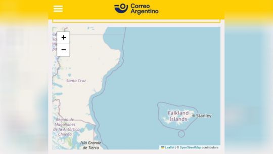 Correo Argentino nombró a las Islas Malvinas como "Falkland" y le llovieron críticas: "Error involuntario"