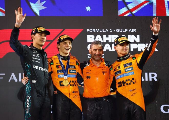 Russell: McLaren se mantendrá "por encima del resto" hasta el GP de España