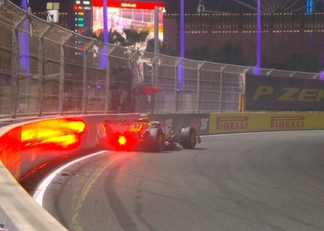 VIDEO: Norris pierde la pole al chocar en la Q3 en Arabia Saudí
