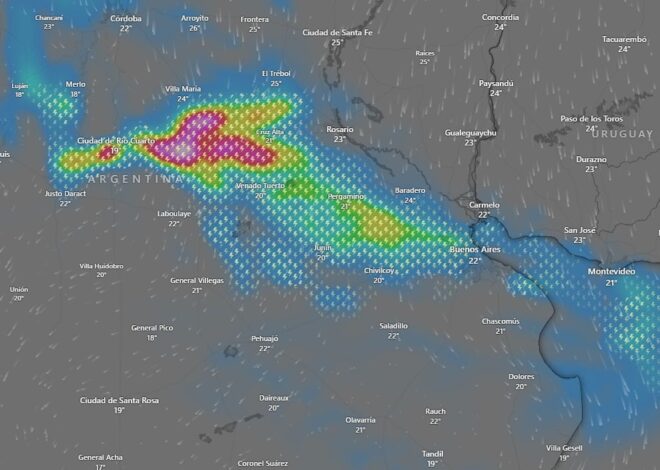 Alerta roja en Buenos Aires: todo sobre las lluvias, vientos y la posibilidad de granizo este fin de semana