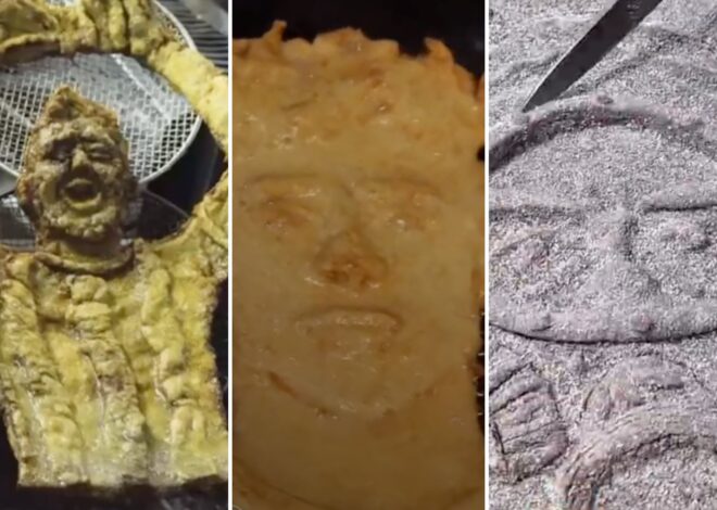 De El Eternauta a Messi: el restaurante que convierte milanesas XXL en retratos de famosos