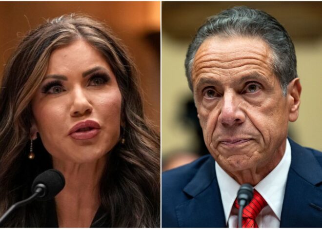 Kristi Noem investiga a Andy Cuomo en medio de su campaña para destronar a Eric Adams en Nueva York