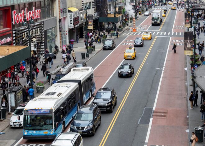 Adiós autos en NYC: la popular calle de Manhattan que quieren convertir en una vía para autobuses Adiós autos en NYC: la popular calle de Manhattan que quieren convertir en una vía para autobuses