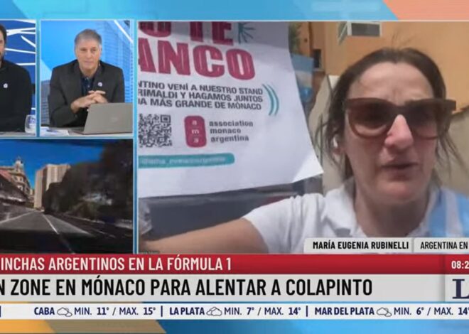 Video: la canción que creó una argentina para alentar a Colapinto en Mónaco: “Franco, yo te banco”