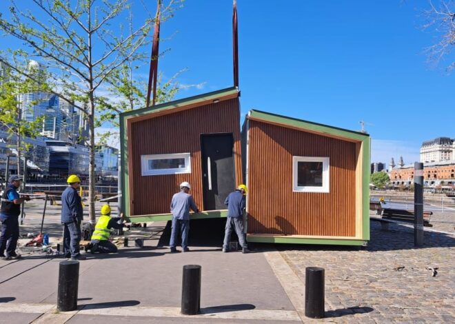 Cuánto cuesta construir las casas que se levantan en tiempo récord y son transportables