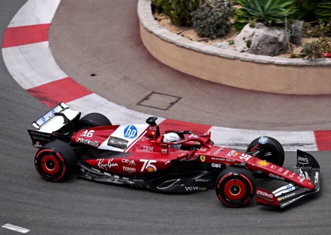 Leclerc vuelve a liderar en la FP2 de Mónaco y Colapinto es último