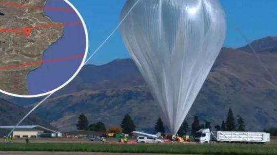 El globo aerostático de la NASA que cayó en Chubut tras un desperfecto El globo aerostático de la NASA que cayó en Chubut tras un desperfecto