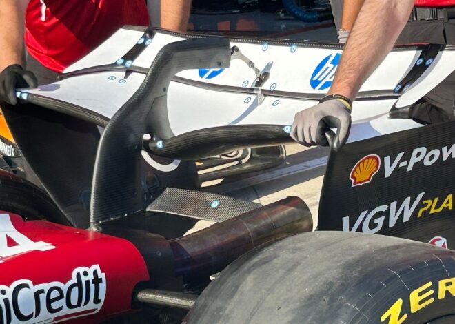 Ferrari: más alerón trasero y modificaciones en el conducto de frenos en Imola Ferrari: más alerón trasero y modificaciones en el conducto de frenos en Imola