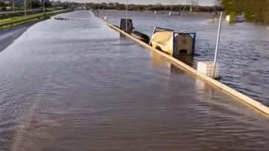 Inundaciones: lentamente el agua comienza a bajar en las zonas bonaerenses más afectadas