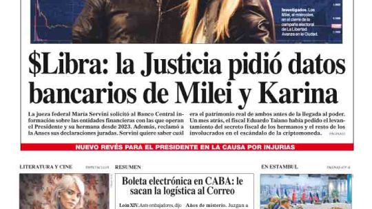 La tapa del Diario PERFIL del sábado 17 de mayo de 2025 La tapa del Diario PERFIL del sábado 17 de mayo de 2025