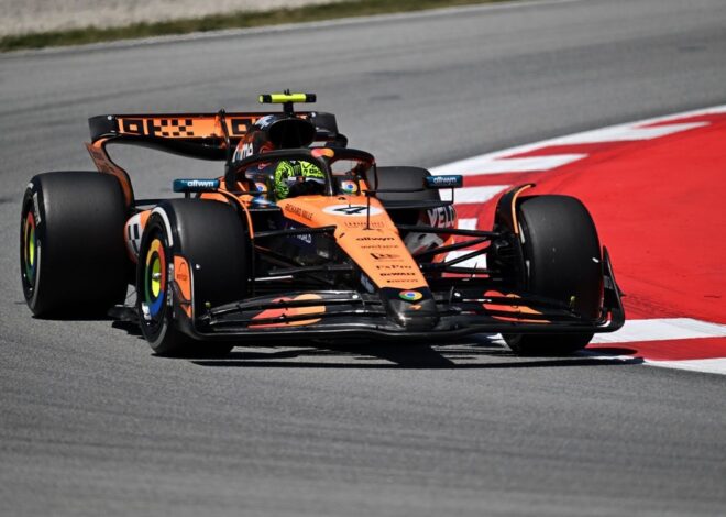 Norris lidera la FP1 del GP de España de F1 y Colapinto tiene problemas